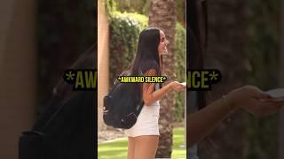 She was shocked at his pickup line..  #pranks #rizz #pickuplines #arizonastateuniversity