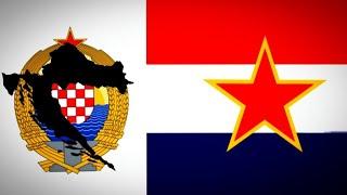 "Lijepa Nasa Domovino" national Anthem of Croatia socialist Republic