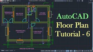 AutoCAD Floor Plan Tutorial for Beginners - 6