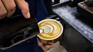 Barista coffee making | latte art for beginners | how to pour latte art | latte art for beginners