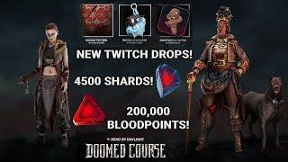 New Twitch Drops! 4500 Iridescent Shards! 200K Bloodpoints! Doomed Course DLC giveaways!