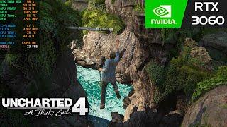 Uncharted 4: A Thief's End Ultra Settings 1440p | RTX 3060 | intel i7 11800H