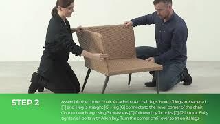 How to Assemble the Seychelles Outdoor Set from Furniturebox UK