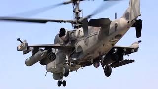 Ka-52 attack helicopter crews destroy enemy