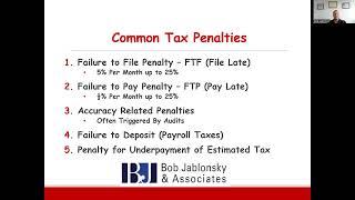 IRS Tax Penalties - Understanding and Avoiding Them