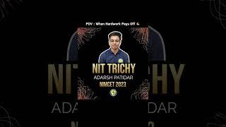 "NIMCET Cracked!" - A Journey to NIT Trichy Begins #NITian #NITianAK #nittrichy