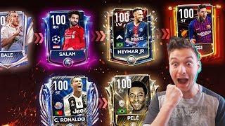 УХ!! PELE, MESSI, RONALDO, NEYMAR, SALAH, BALE в паке!! ЛУЧШИЕ ПАКИ DIMATEPLO в FIFA MOBILE