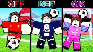 WINNING a Game as EVERY POSITION in Super League Soccer! (Roblox)
