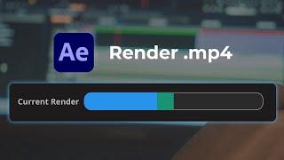 How To Export Video In After Effects