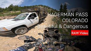 Hagerman Pass Colorado Full track (RAW) video #africatwin 1000L #sound  #exhaust