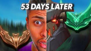 From Bronze To Emerald in 53 Days (League Of Legends)