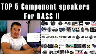 THE BEST 6.5 Car Speakers for Bass 6.5 Component Car Stereo Speakers for EXTREME Bass