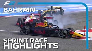 F2 Sprint Race Highlights | 2020 Bahrain Grand Prix