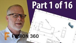 Learn Fusion 360 in a few hours. Part 1