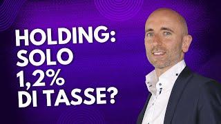 Holding: solo 1,2% di tasse?