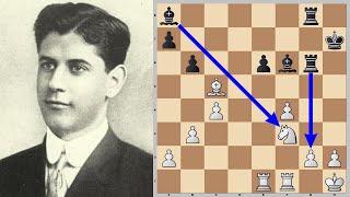 ГЕНИАЛЬНАЯ КОМБИНАЦИЯ юного Хосе Рауля Капабланки! Шахматы