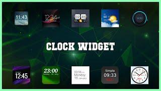 Top rated 10 Clock Widget Android Apps