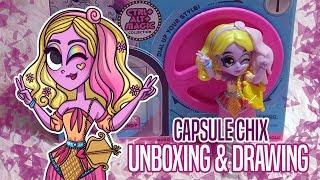 Capsule Chix | Ctrl-Alt-Magic | Unboxing & Speedpaint