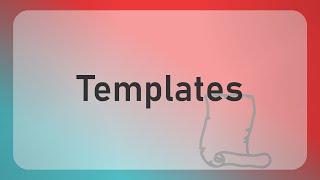 Editing your templates