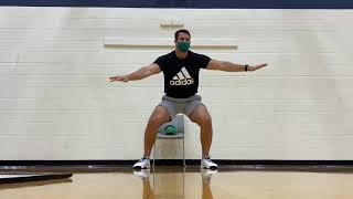 45 Minute Physical Education Lesson Plan: Breathing, Pirate Ship, Medball Workout and CoolDown