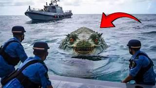 Iranian Navy located a Strange Creature Floating in the Persian Gulf!