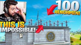 Clearing The AGENCY On IMPOSSIBLE Difficulty! (100 HENCHMEN!) - Fortnite Battle Royale Season 2