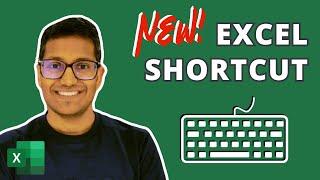 New Shortcut in Excel - CONTROL + SHIFT + V