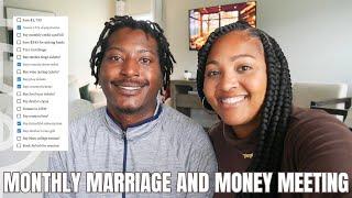 May Mid-Month Marriage & Money Meeting | he fixed our HVAC system & pool & saved us a lot of money 