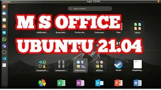 HOW TO INSTALL M S OFFICE IN UBUNTU | 2021 GUIDE |
