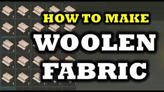 HOW TO MAKE "WOOLEN FABRIC" - Last Day On Earth