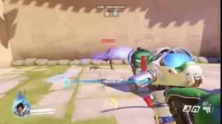 Mei kills Tracer with a Pulse Bomb (ps4)