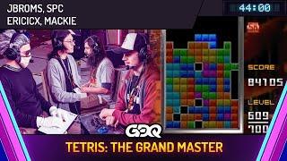 Tetris: The Grand Master by JBroms, spc. EricICX and Mackie in 44:00 - Awesome Games Done Quick 2025