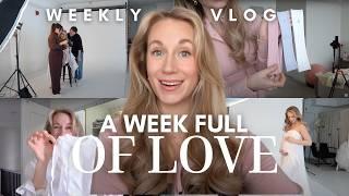 A HEARTFELT FEBRUARY WEEK 🩷 Valentine’s Day, Official Maternity Photoshoot, lululemon Spring Haul