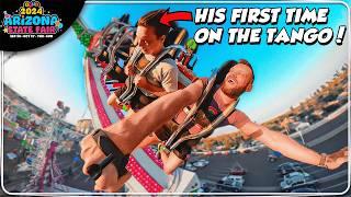 Riding the WILDEST Rides at the Arizona State Fair with My Family!