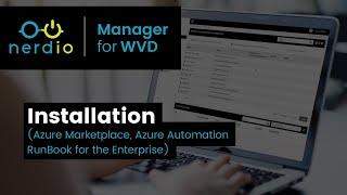 Nerdio Manager for Enterprise: Installation -Azure Marketplace, Azure Automation RunBook