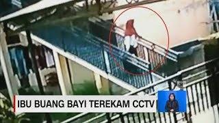 Ibu Buang Bayi Terekam CCTV