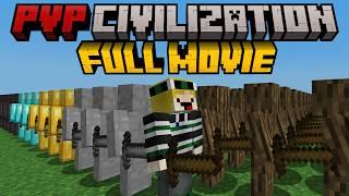 Minecraft but I survive in PVP CIVILIZATION [FULL MOVIE]