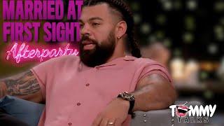 David is really justifying his lie on Married At First Sight S18 Ep 13 Afterparty | Recap | Review