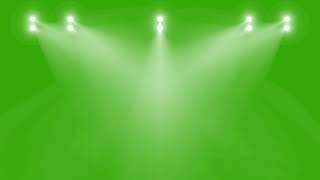 Stage Lights green screen, Lights show, FREE effect 4K