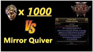 [PoE 2] 1000 Divine Orbs vs. Mirror Quiver | #1 Rolled Quiver or BUST