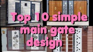 Top 10 main gate design || latest main gate design 2024 || #gate #design #2024