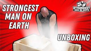 STRONGEST MAN ON EARTH UNBOXES NEW CUSTOM EQUIPMENT!