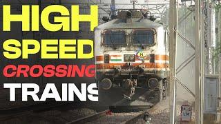 High Speed Trains Crossings | Indian Railways