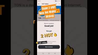 Claim 2 $HOT  Tokens In HOT Near Wallet Airdrop Telegram Bot || Live Proof Claim Now!