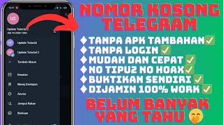 cara mendapatkan nomor kosong gratis untuk telegram | daftar telegram tanpa nomor telepon