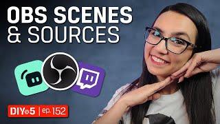 OBS Live Streaming Tips Part 1: Scenes and Sources – DIY in 5 Ep 152