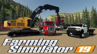 FS19 Mods - Logging In The Forest - Building A Community (Farming Simulator 19)