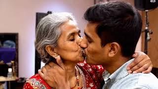 Indian mom and son kiss challenge