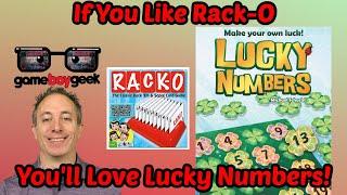 If You Like Rack-O, You'll Love Lucky Numbers! Review with the Game Boy Geek