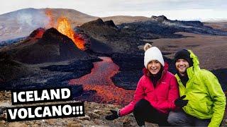 HIKING TO THE ICELAND VOLCANO // Iceland Vlog // Europe Travel 2021